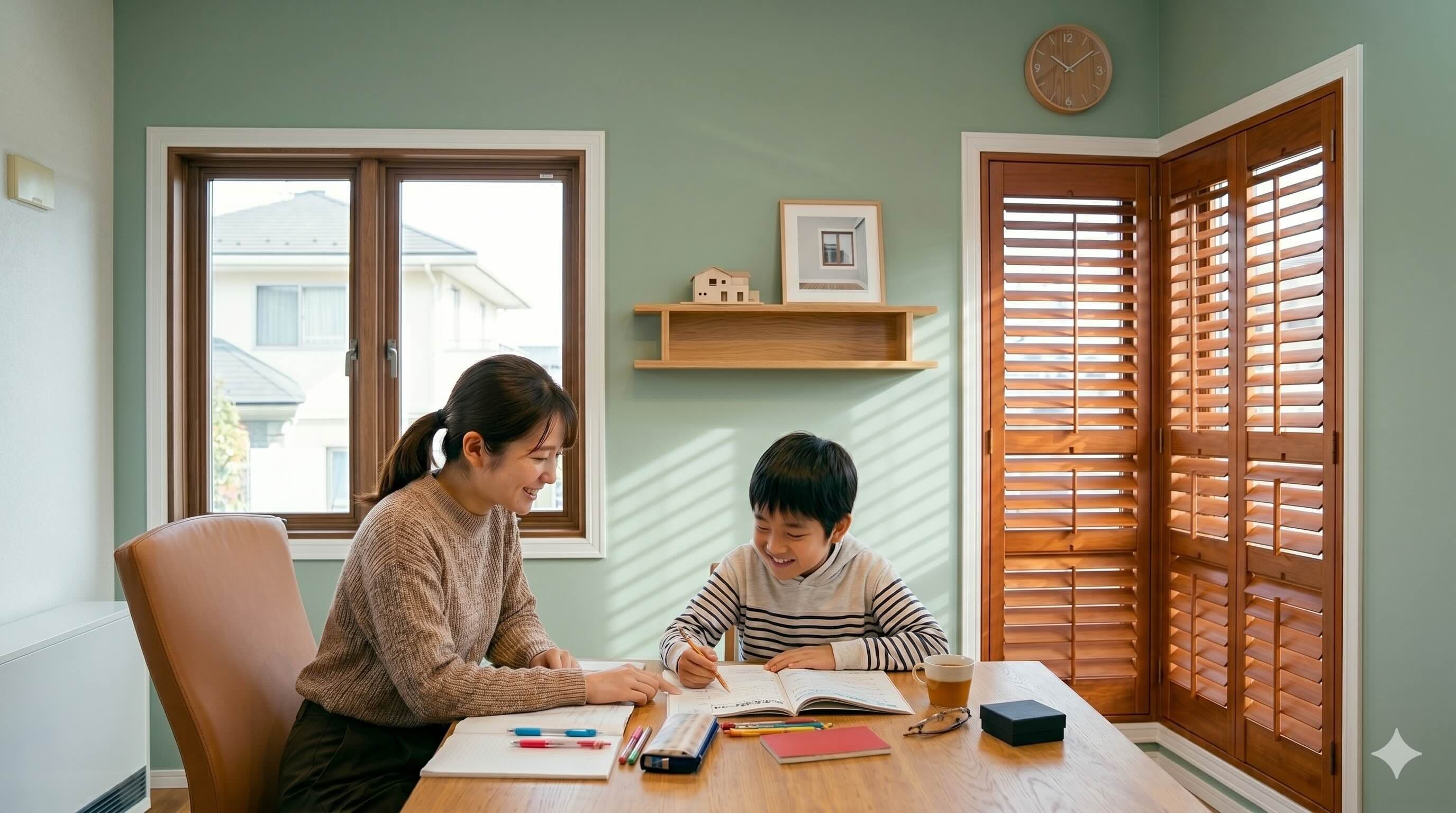 とくんだ at HOME の指導風景 — 先生と生徒が一緒に学ぶ様子